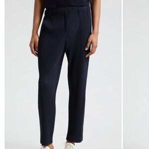 Issey Miyake Homme Plisse Pleated Pull-On Pants, Navy, Size 3